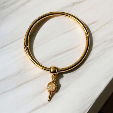 Imagem de Bracelete Berloque Espelho -  Banhado em Ouro 18k