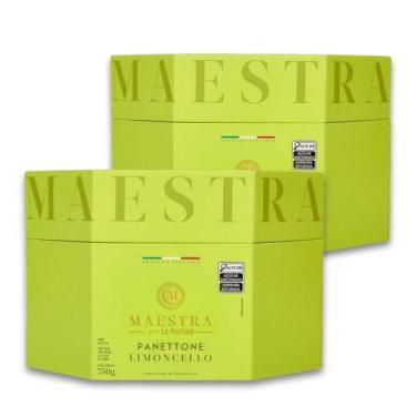 Imagem de Panettone Maestra per La Pastina Limoncello Kit 2un de 750g - 11559, M