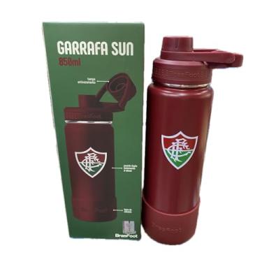 Imagem de GARRAFA TERMICA SUN C/BASE SILICONE PREMIUM 850ML TIMES - FLUMINENSE