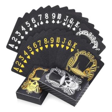 Imagem de Baralho, Cartas de Truco Preto e Dourado, 54 Cartas, Design