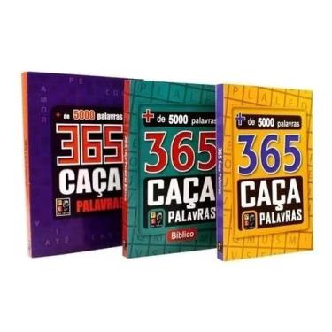 Imagem de 365 Caça Palavras + 15000 Palavras | Kit 3 livros Pé da letra