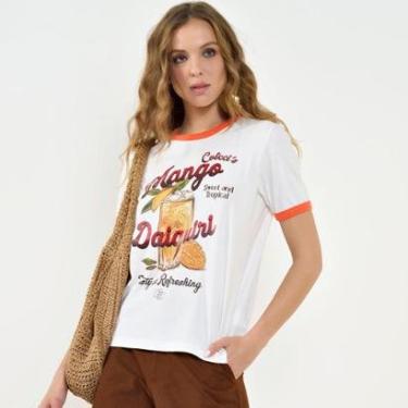 Imagem de Camiseta Colcci Mango Feminino-Feminino