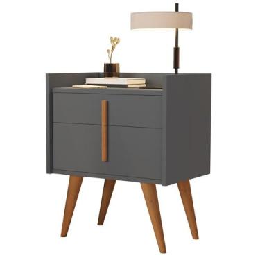 Imagem de Mesa De Cabeceira Quarto Retrô Decorativa Canto Lateral - Davi GB Plus