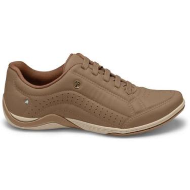 Imagem de Tênis Casual Feminino Kolosh Macio Conforto Palmilha Gel, Marrom, 36