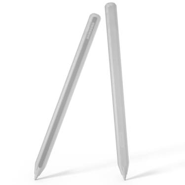 Imagem de Capa de silicone para Samsung Galaxy Tab S11/S11 Ultra S Pen 2025, capa protetora com design integrado, suporte antiderrapante para Galaxy Tab S11/S11 Ultra S Pen (transparente)