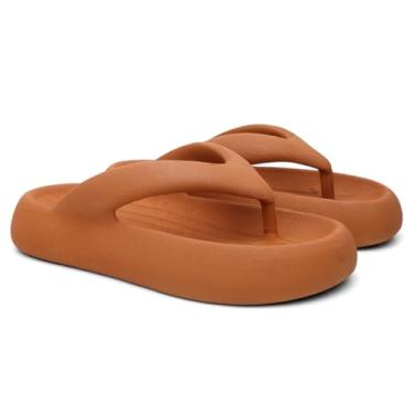 Imagem de Chinelo Nuvem Anatômico Feminino | Design Ultraleve e Confortável | Ideal para Casa e Pós-Treino | Tamanhos 33-40(CLOUD - CARAMELO,38)