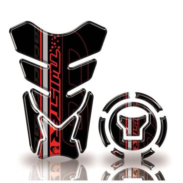 Imagem de Adesivo Protetor Tanque E Bocal Honda Twister + 2018 Vermelho