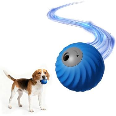 Imagem de Falukasa Brinquedos interativos para cães: brinquedo dispensador de petiscos para animais de estimação inteligente - bola alimentadora de quebra-cabeça ajustável para cães e gatos - Bolas de