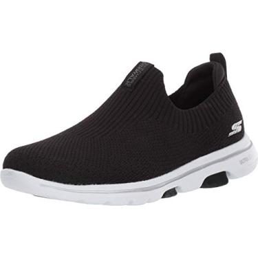 Imagem de Skechers Tênis feminino Go Walk 5-15952, Preto/branco, 6
