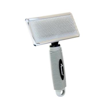 Imagem de Rasqueadeira Emborrachada M para Gatos e Cães - Pinos de Metal Suave