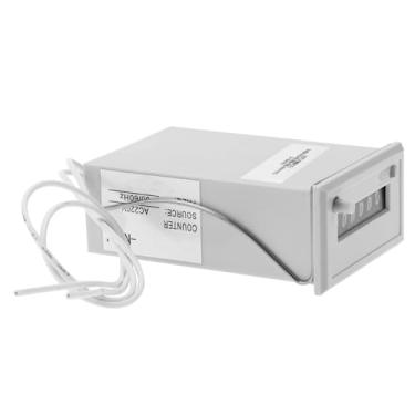 Imagem de Hyuduo Contador Eletromagnético de 6 Dígitos, Contador de Frequência de Alta Velocidade Com AC 220V, DC 24V, Faixa de Contagem 0~999999 para Petróleo, Produtos Químicos, Têxteis, Máquinas, Mineração