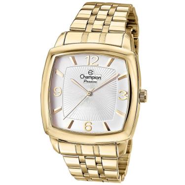 Imagem de Relógio Champion Feminino Quadrado Dourado Cn28740h