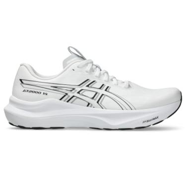 Imagem de ASICS Tênis de corrida masculino GT-2000 14, Branco/preto, 42