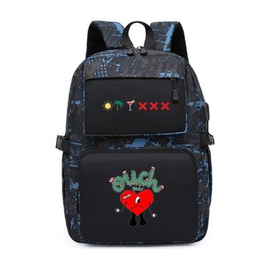Imagem de Mochila Uns Veranos Sins Tis Cartoon Kids School 31x18x44cm