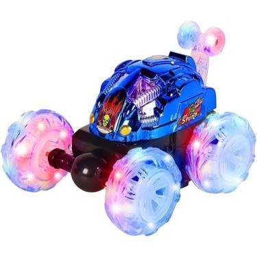 Imagem de Carrinho Controle Remoto Gira 360 Graus Carro Maluco Recarregável Infantil Interativo