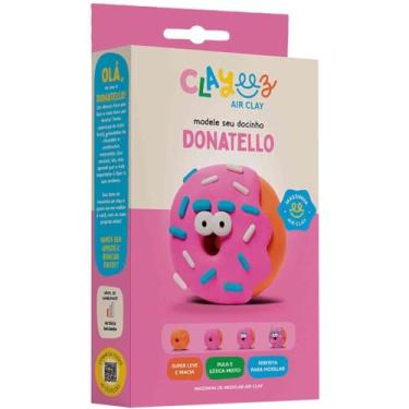 Imagem de Massa para Modelar Criativa, Doce Brinquedo, Clayeez Donatello, 38 Gramas