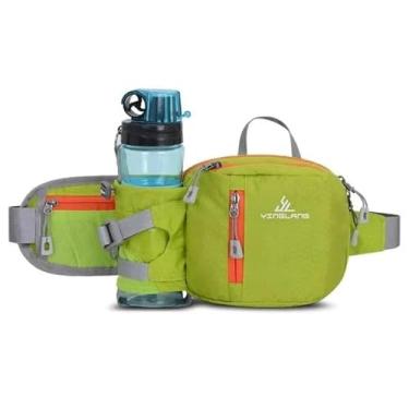 Imagem de Pochete Esportiva 3L para Trilha, Caminhada, Corrida e Trekking, Bolsa de Cintura Verde para Viagem