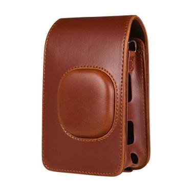 Imagem de Capa Bolsa para Câmera Instantânea Compacta de Couro PU com Cinto Ombro Ajustável Compatível LiPlay