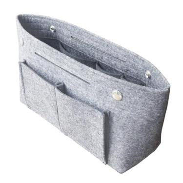 Imagem de FRCOLOR Bolsa Organizadora de Feltro para Cosméticos, Ideal para Viagens E Uso Diário. Dimensões: 30 X 18 X 12 Cm.