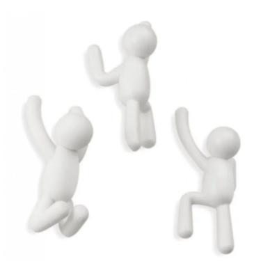 Imagem de Cabideiro Gancho De Parede Buddy Branco - Umbra