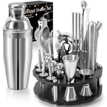 Imagem de 34 Peças Kit Coqueteleira, Coqueteleira Profissional, Bartender, Coqueteleira Inox, Para Bar, Kit Drink