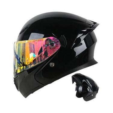 Imagem de Capacete De Motocicleta Unissex Com Proteção Completa Uchoose DOT Modu