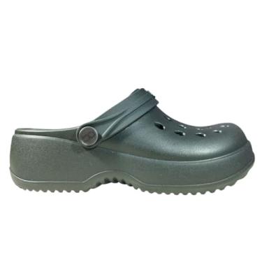 Imagem de Sandália Feminina Clog 100% EVA Litesense Bella Boaonda Sola Alta com Alça de Calcanhar (Preto, BR, Adulto, Numérico, 36)