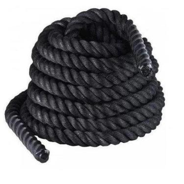 Imagem de Corda Naval Academia Treino Exercicio Funcional retorcida de polietileno 38mm pegada revestida-Unissex