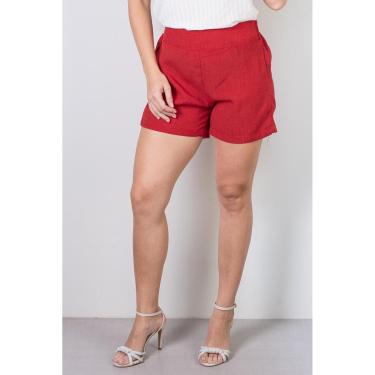 Imagem de Short Fluffy Alfaiataria com elástico Feminina-Feminino