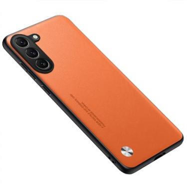 Imagem de Capa de couro para Samsung Galaxy S25/S25 Plus/S25 Ultra, ultrafina, antiimpressões digitais, capa de negócios macia à prova de choque