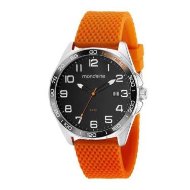 Imagem de Relogio Mondaine Masculino Ref: 32437g0mvni3 Esportivo Prateado com La