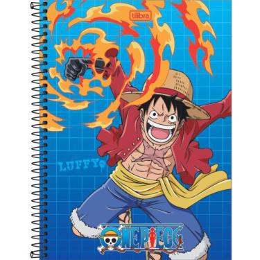 Imagem de Caderno 1 Matéria 80 Folhas One Piece Sortido Tilibra