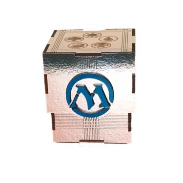 Imagem de Deck Box Card Game Magic The Gathering Commander Protector- Prata espe