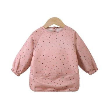 Imagem de Babador Super Macio E Impermeável Para Bebês, Com Mangas Longas, Vestu