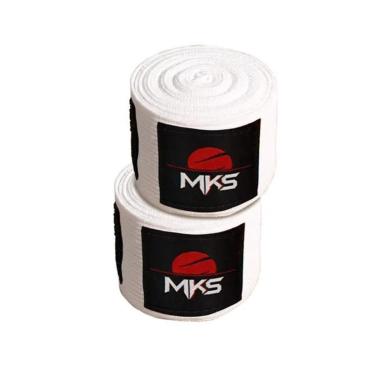 Imagem de Bandagem Fita Protetora Elástica MKS 4,55m Branca-Unissex