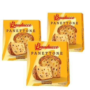Imagem de Kit 3und Panetone BAUDUCCO Frutas 400g