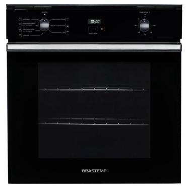 Imagem de Forno De Embutir Elétrico Brastemp 84 litros Com Convecção e Timer Touch Preto BOC84AE - 220V