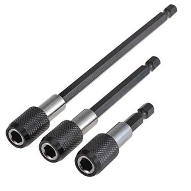 Imagem de Suporte magnético para chave de fenda Katur, conjunto de brocas de liberação rápida, conjunto de brocas de extensão para parafusos, porcas, chave de fenda de 0,64 cm