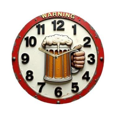 Imagem de Placa Redonda De Alumínio De 8 Polegadas Com Impressão HD Festiva 'É H