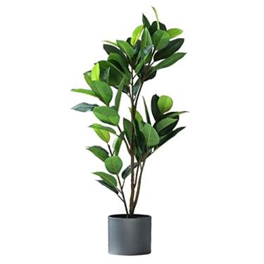 Imagem de SLGGPJBU Plantas falsas, plantas artificiais, plantas artificiais em vaso, árvores artificiais para ambientes internos e externos, casa, escritório, jardim, decoração, presente de inauguração, plantas