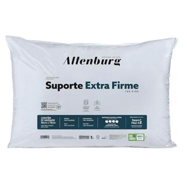 Imagem de Travesseiro Suporte Microfibra Extra Firme 145 Fios Altenburg 50cm x 70cm