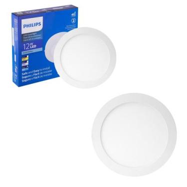 Imagem de 2 Luminária Led 12w Sobrepor Philips 6500k Bivolt 17cm Red., Bivolt