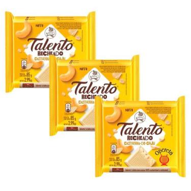 Imagem de Kit 3 Chocolate Garoto Talento Opereta 85g