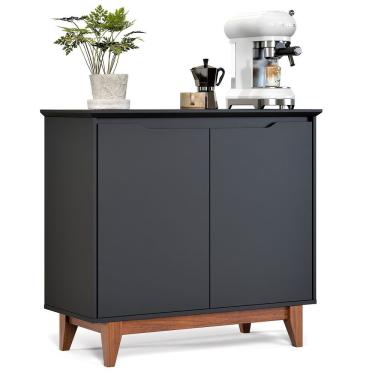 Imagem de Buffet 02 Portas Sem Gaveta Flow Preto