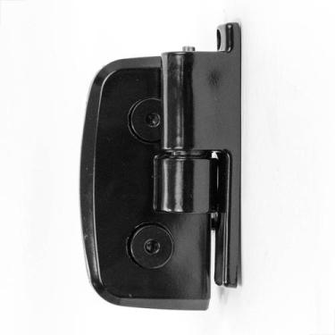 Imagem de Dobradiça Lateral Simples Caimento Para Box AL1115 Preto