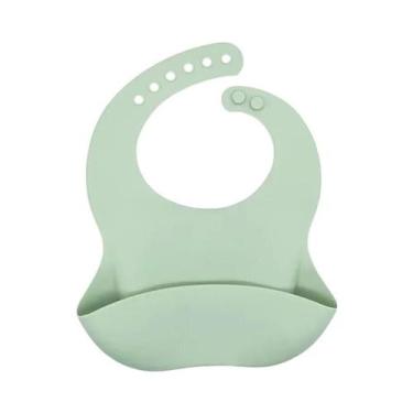 Imagem de Babador Ajustável 3D Impermeável Com Estampa De Animais Em Silicone Ma