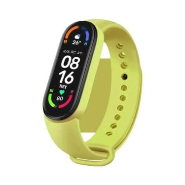 Imagem de Pulseira De Silicone Para Xiaomi Mi Band 4 5 6 7, Pulseira Esportiva M
