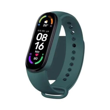Imagem de Pulseira De Silicone Para Xiaomi Mi Band 4 5 6 7, Pulseira Esportiva M