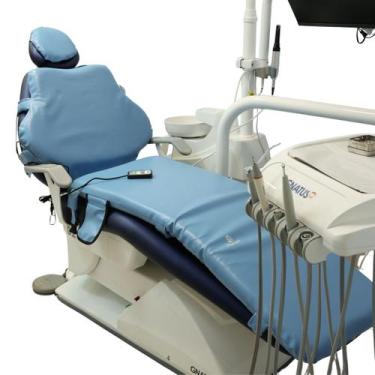 Imagem de Esteira De Massagem Vibratória Cadeira De Dentista Odontoflex Azul Céu
