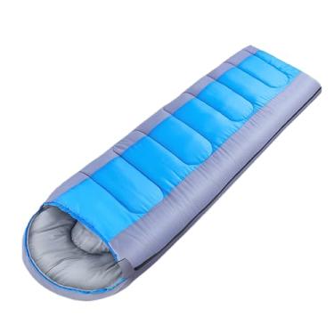 Imagem de Saco de dormir leve – Saco de dormir confortável, design de saco com roupa de cama respirável para uso interno ao ar livre, bicicleta, viagem, montanha, praia, motocicleta, montanhismo, trilhas